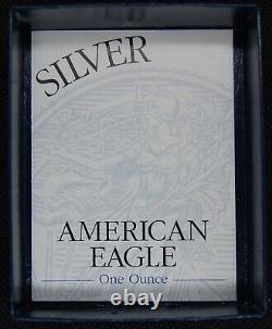 2002-W Épreuve American Silver Eagle avec boîte et COA