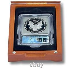 2006 Silver Eagle Pr-70 Fdoi États-unis Preuve U. S. Mint Ogp Coa Avec Boîte