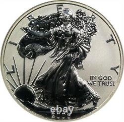 2006-p 20e Anniversaire Argent Eagle Dollar $1 Preuve Inversée Pf 69 Ngc
