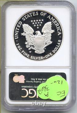 2007-w American Eagle 1 Oz Proof Argent Ngc Pf70 Ultra Cameo Premiers Lancements A362