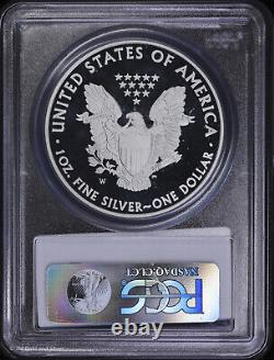 2008 W $1 Proof American Silver Eagle Pcgs Pr 70 Dcam