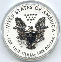 2013-W Preuve Inversée 1 oz Pièce d'Argent Aigle Américain West Point Mint C220