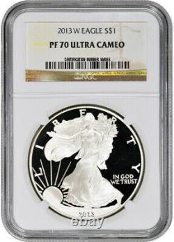 2013-w American Silver Eagle Proof Ngc Pf70 Ucam