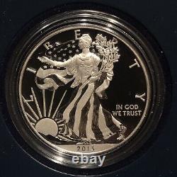 2013-w? Silver Eagle Set Inverse Proof Pf & Enhanced Sp West Point Mint Oz