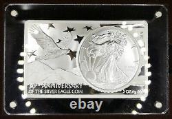 2016 30e anniversaire du jeu de barres de pièces d'argent American Eagle