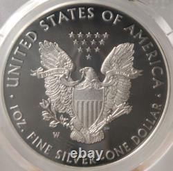 2016-w (2019) $1 Proof Silver Eagle Pcgs Pr70dcam-lettred Edge-wp Mint Hoard