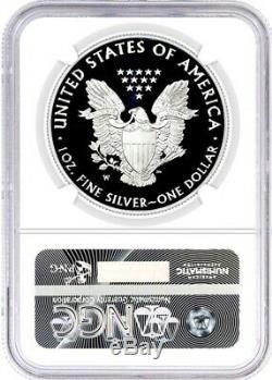 2017 W $ 1 Proof Silver Eagle 2020 West Point Mint Hoard Ngc Pf70 Ultra Cameo