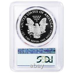 2018-s Proof $1 American Silver Eagle Pcgs Pr70dcam Fdoi Philadelphia Ana Label