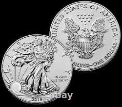 2019 W $1 Enhance Reverse Proof Silver Eagle Pcgs Pf70 Fs Pride Of Two Nations