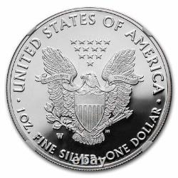 2019-W Preuve Aigle d'argent américain PF-70 NGC (Étiquette Moy) SKU#234365