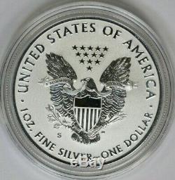 2019-s Améliorée Preuve Inversée Silver Eagle 19xe Coin Seulement