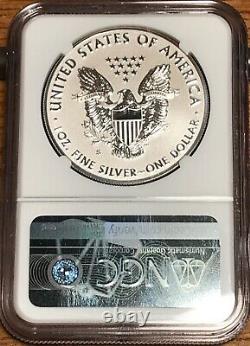 2019-s Silver Eagle Enhanced Reverse Proof Ngc Pf69 Baltimore Show Release Withcoa