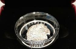 2020 Dse Fier Pygargue À Tête Blanche Extrahigh Relief Head 25 $ 1oz Silver Proof Coin Canada