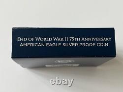 2020 W Fin De La Seconde Guerre Mondiale 75th American Silver Eagle V75 Pcgs Pr69 Première Grève