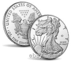 2020 World War LL 75e Anniversaire American Eagle Silver Proof Silver-vente
