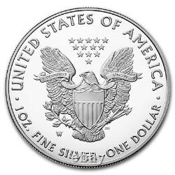 2021 - Aigle d'argent américain 1 oz Proof (avec boîte et certificat d'authenticité) SKU#228400