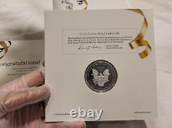 2021 W American Proof Silver Eagle Congratulations Set 21rf Mint Package Includ