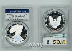 2021 W Argent Aigle Américain $1 Type 1 Pcgs Gem Proof West Point Mint