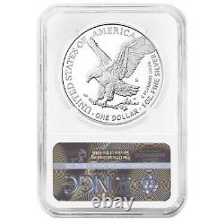 2021-s Preuve $1 Type 2 American Silver Eagle Ngc Pf69uc Er Blue Label