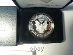 2021-w American Eagle 1 Oz Silver Proof Coin (21ea) En Main