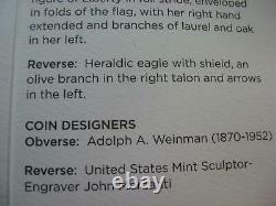 2021 (w) American Silver Proof Eagle Dernier Numéro Heraldic Eagle Low Mintage