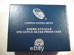 2021 (w) American Silver Proof Eagle Dernier Numéro Heraldic Eagle Low Mintage