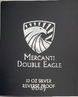 2022 Mercanti Double Eagle Dual High-relief 10 Oz Argent Ngc Inverser Pf70 Fdoi