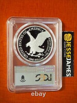 2022 S Proof Silver Eagle Pcgs Pr70 Dcam Sortie Avancée Silver Foil Label