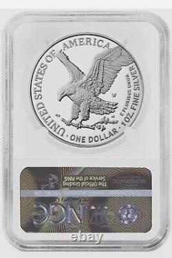 2022 W Ngc Pf70 $1 American Silver Eagle Félicitations Ensemble D'étiquettes Spéciales