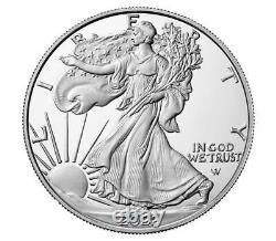2022-s Proof $1 American Silver Eagle Pr70 1ère Sortie