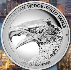 2022p Australie $1 Wedge-tailed Eagle 1 Oz Argent Uhr Proof Ngc Pf70 Fdoi
