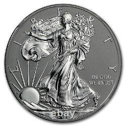A reverse proof silver eagle PF-70 NGC (émissions anticipées) SKU#84779 de 2013-W.