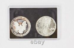 American Eagle en argent Proof de 1991-S et American Eagle en argent non circulé de 1991 $1.