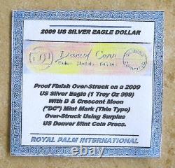 Compléter Votre Jeu Heraldic Silver Eagle Proof 2009 Proofed DC Silver Eagle