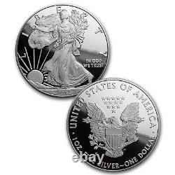 Ensemble de 2 pièces d'argent American Eagle 2012-S (75e anniversaire) N° de référence 70576