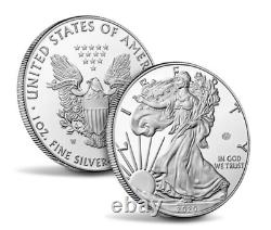 Fin De La Seconde Guerre Mondiale 75e Anniversaire American Eagle Silver Coin Sealed Box
