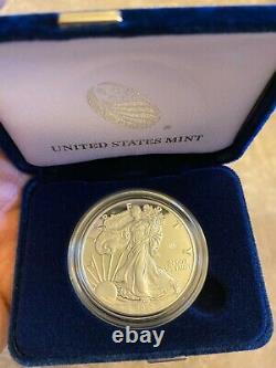 Fin De Ww2 V75th Anniversary American Eagle Silver Proof Coin Unopened / Sealed