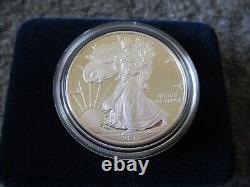 Lot(3) 2007/2010/2012 US Mint W American Eagle One Oz 99.9% Silver Proof Coins<br/>	 	<br/>
	 En français: Lot(3) de pièces de monnaie de preuve en argent pur à 99,9% American Eagle d'une once de la Monnaie des États-Unis pour les années 2007, 2010 et 2012
