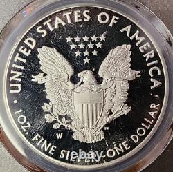 Lot de 2 États-Unis 2016-w American Silver Eagle Proof Pcgs Pr69dcam Deep Cameo