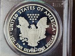 Lot de 4 preuves d'aigle américain en argent USA 2010-W PCGS PR69DCAM avec un fini profondément camée