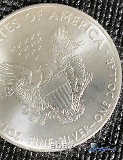 Lot de 5 pièces d'argent American Silver Eagle de 1 once 2020 non circulées