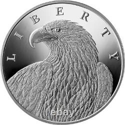 Pièce d'argent Liberty Eagle United Crypto States 1 oz 0.00001 Bitcoin UCS 2023