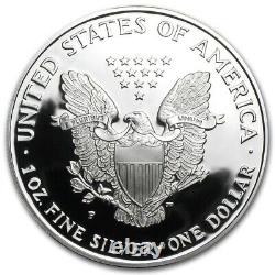 Pièce en argent fin de 1 once American Eagle P de 2000 $, édition limitée à $118.88.
