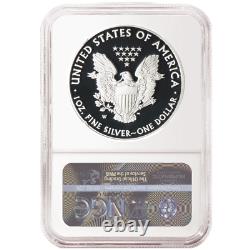 Preuve 2020-w Prêt 1 $ American Silver Eagle Ngc Pf70uc Brown Label