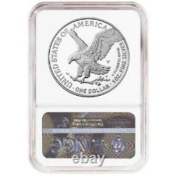 Prévente 2021-w Preuve $1 Type 2 American Silver Eagle Ngc Pf69uc Brown Label