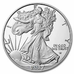 Translate this title in French: 2022-W 1 oz Proof Silver Eagle PF-70 NGC (First Day of Issue) SKU#252066

2022-W Aigle d'argent preuve 1 oz PF-70 NGC (Premier jour d'émission) SKU#252066